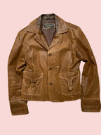 Vampette Leather Blazer