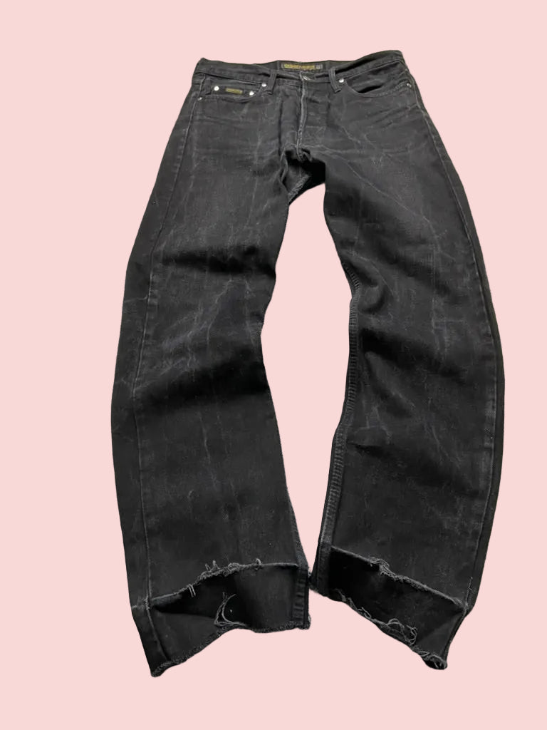 Opium Black Distressed Jeans