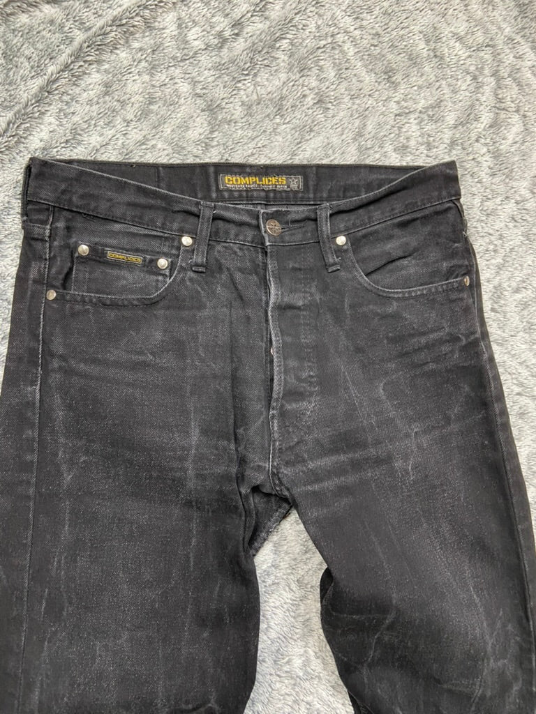Opium Black Distressed Jeans