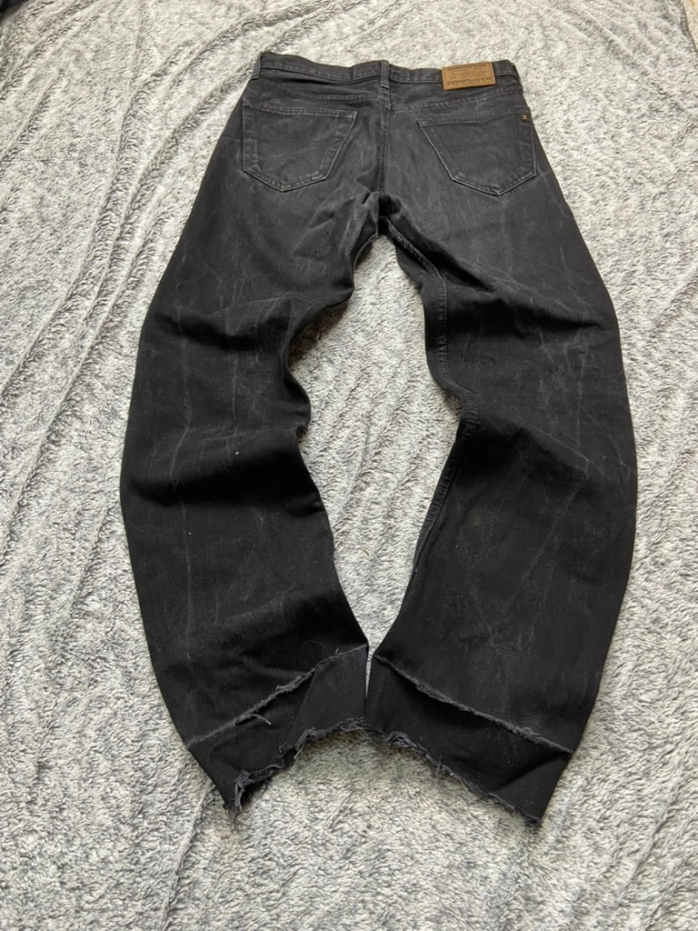 Opium Black Distressed Jeans