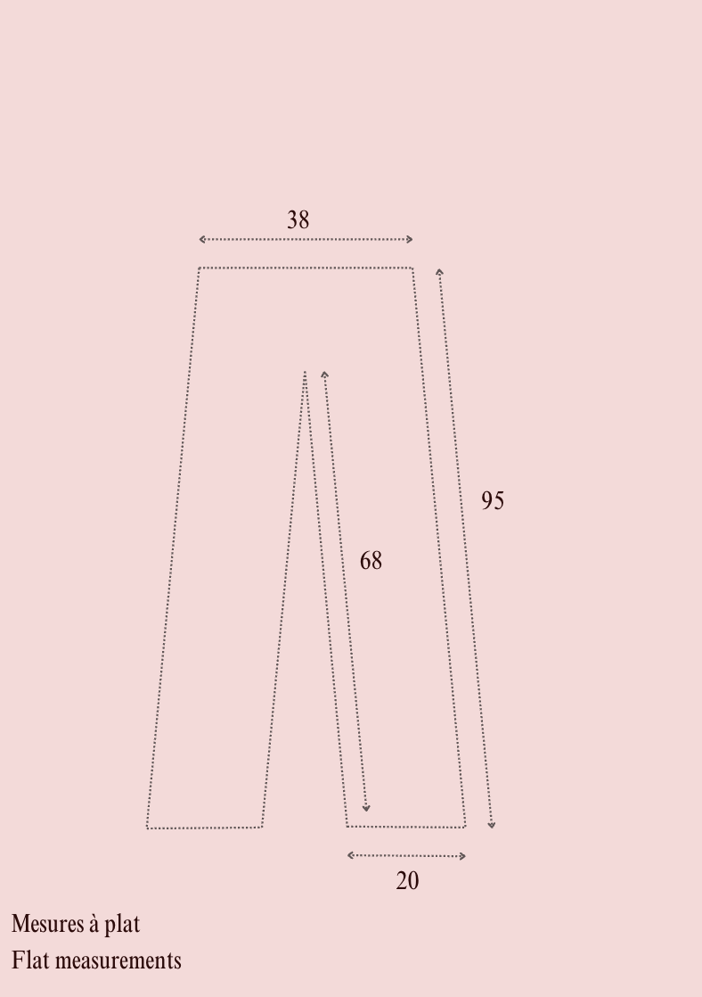 Vampette Pink Brodery Jeans