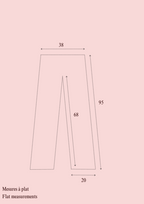 Vampette Pink Brodery Jeans